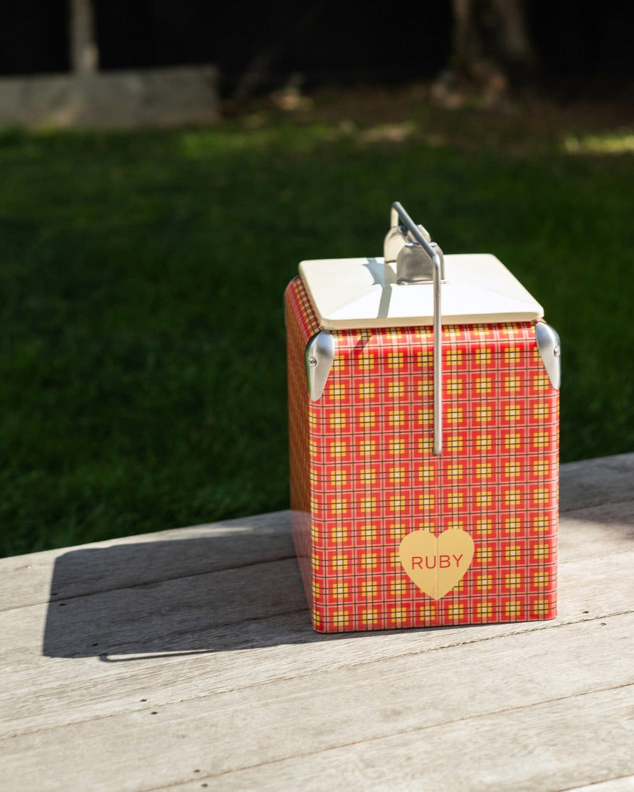 Ruby x Napoleon Mini Chilly - Pink and Yellow Tartan