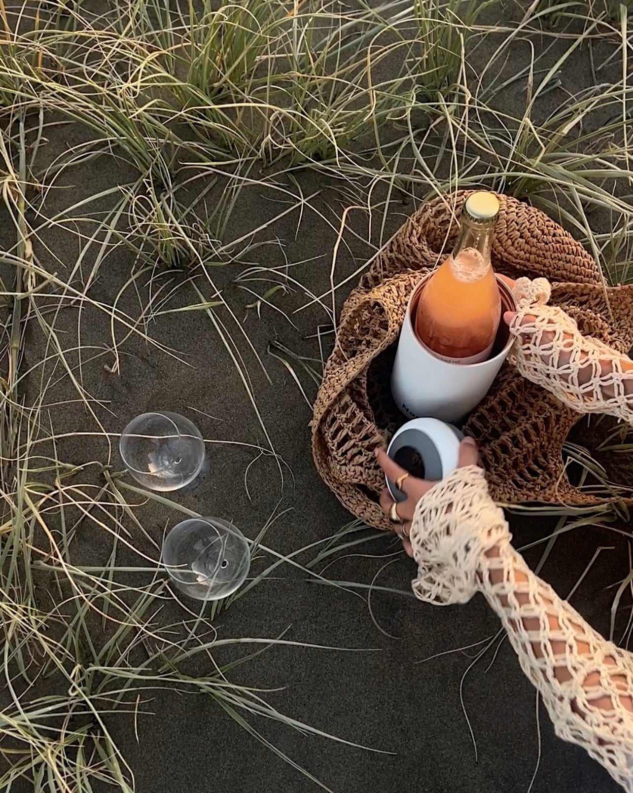 Wine Chiller - Coconut White