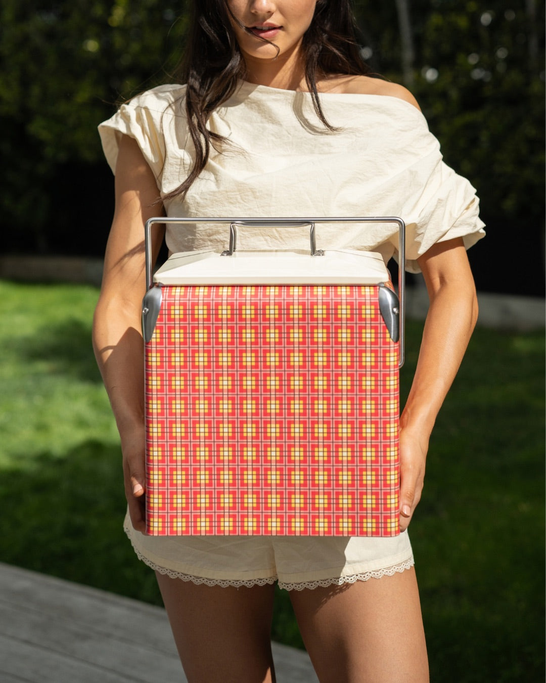 Ruby x Napoleon Mini Chilly - Pink and Yellow Tartan
